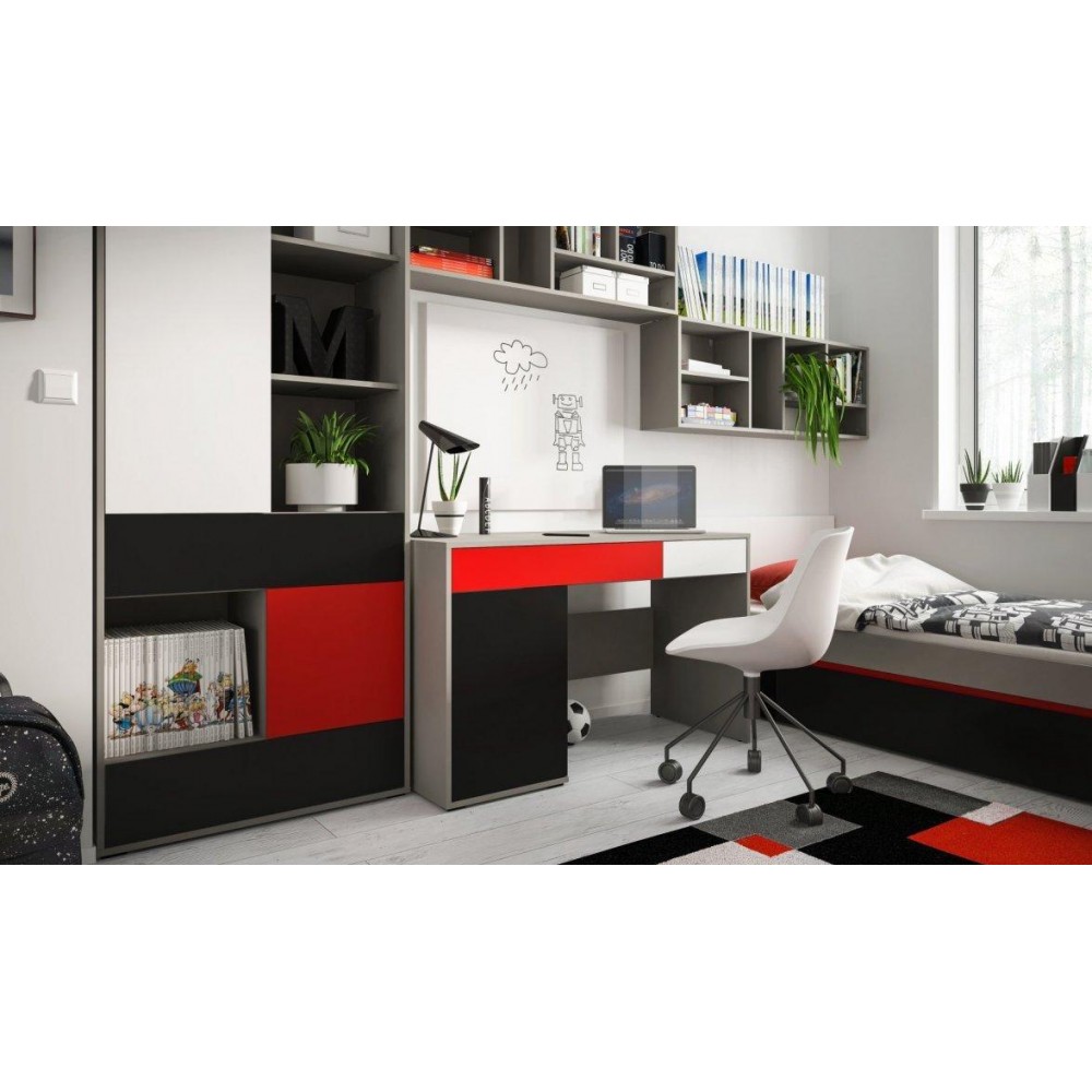 Стелаж LASR04 1S Laser WOJCIK темно-сірий