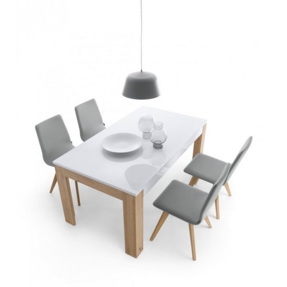 Стіл MWST06 Lyon світлий WOJCIK білий/дуб