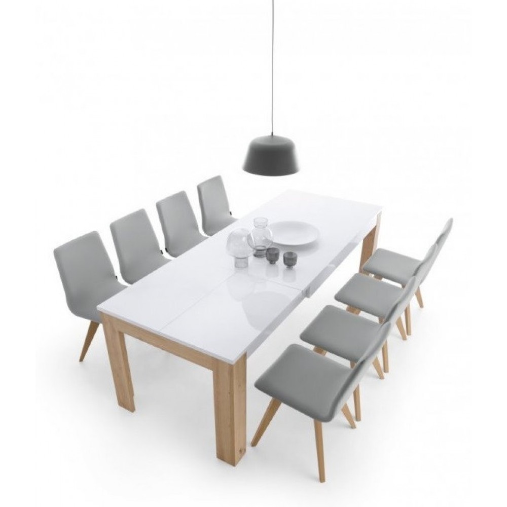 Стіл MWST06 Lyon світлий WOJCIK білий/дуб