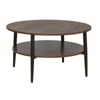 Журнальный столик Ella A коричнево-ржавый/черный Signal