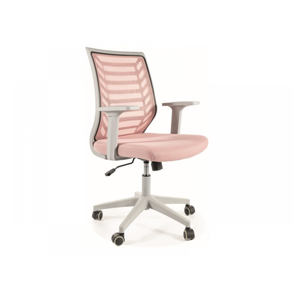 Компьютерное кресло Q-320 серый/розовый Signal