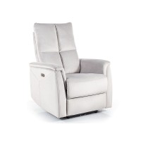 Крісло з функцією масажу Neptun M Velvet світло-сірий Signal