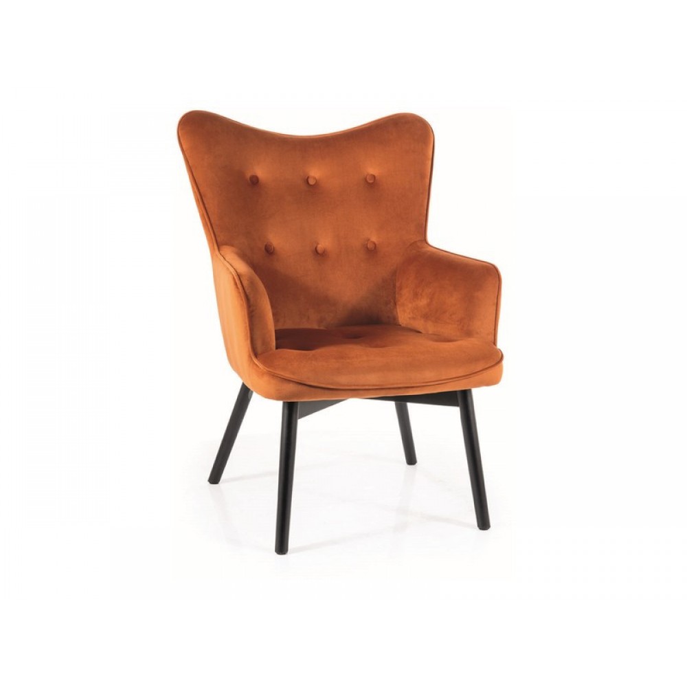 Крісло Carmen Velvet кориця Signal