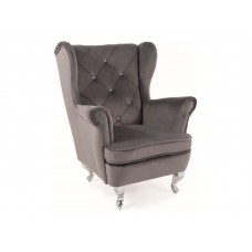 Кресло Lili серый/серебряный Signal