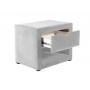 Тумба приліжкова ET-001 Velvet світло-сірий Signal