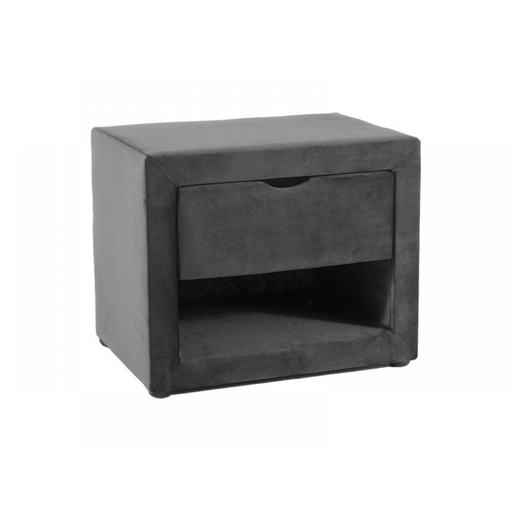Тумба приліжкова ET-001 Velvet сірий Signal