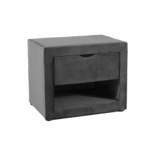 Тумба приліжкова ET-001 Velvet сірий Signal
