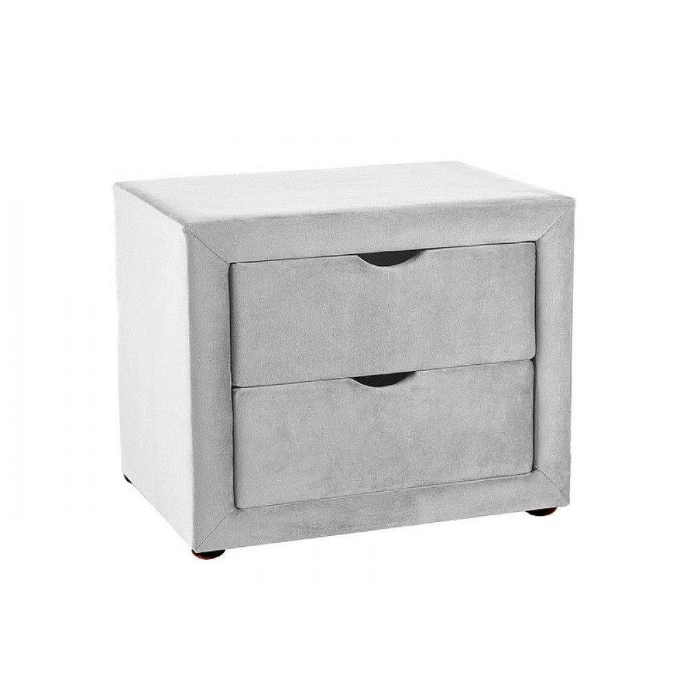 Тумба прикроватная ET-002 Velvet светло-серый Signal