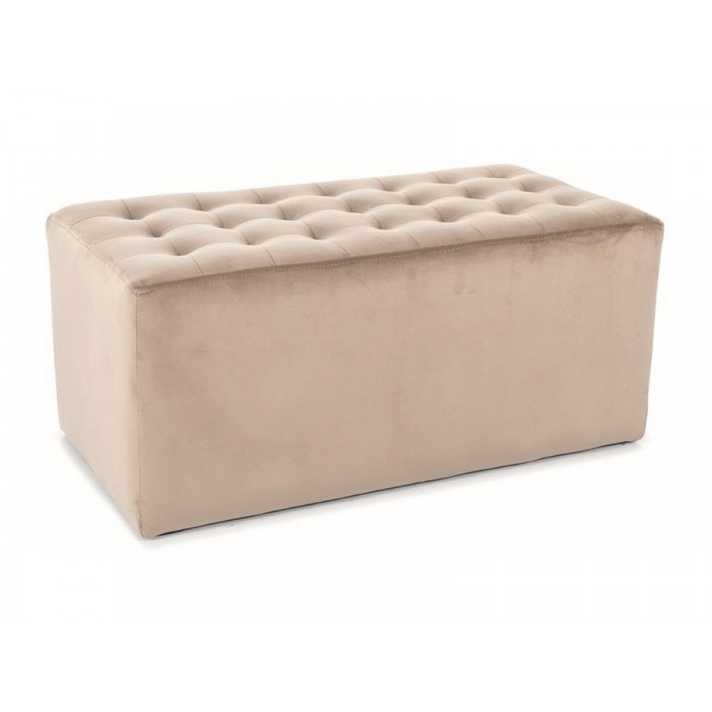 Пуф Lori 2 Velvet темно-бежевий Signal