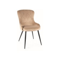 Стілець Lotus Velvet бежевий Signal