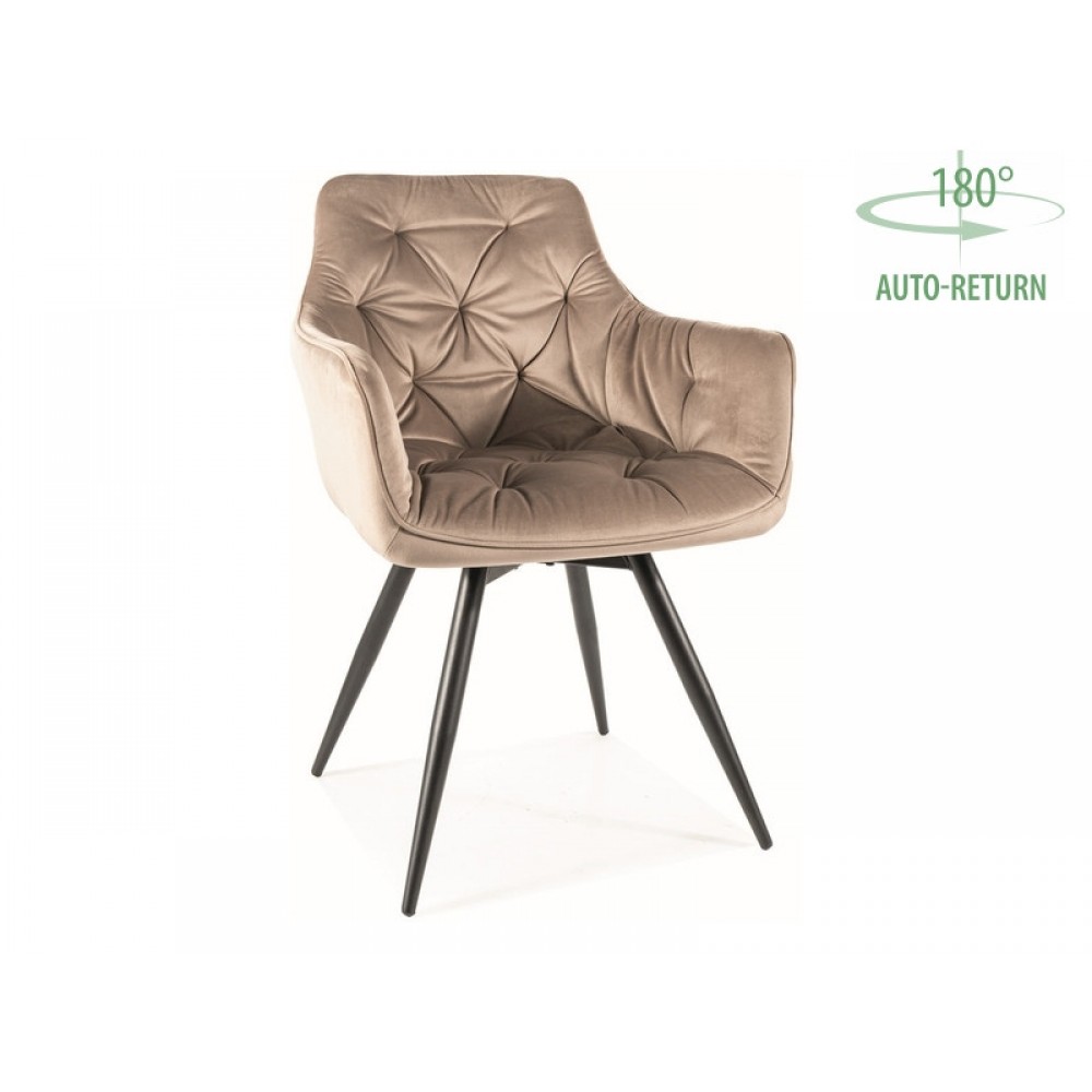 Стілець Mango Velvet бежевий Signal