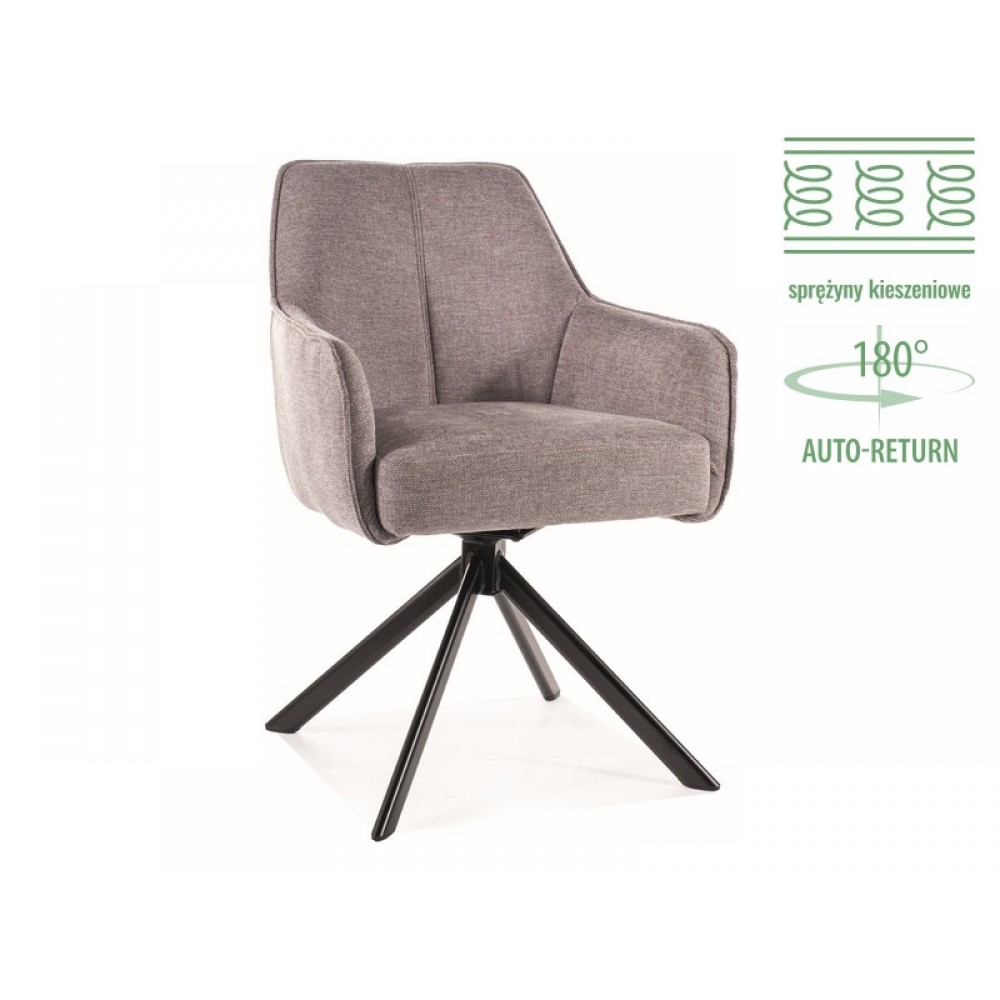 Стілець Notti Brego сірий Signal