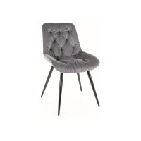 Стілець Praga Velvet сірий Signal