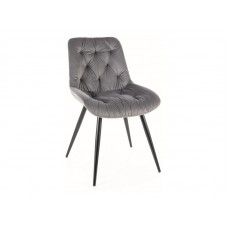 Стілець Praga Velvet сірий Signal