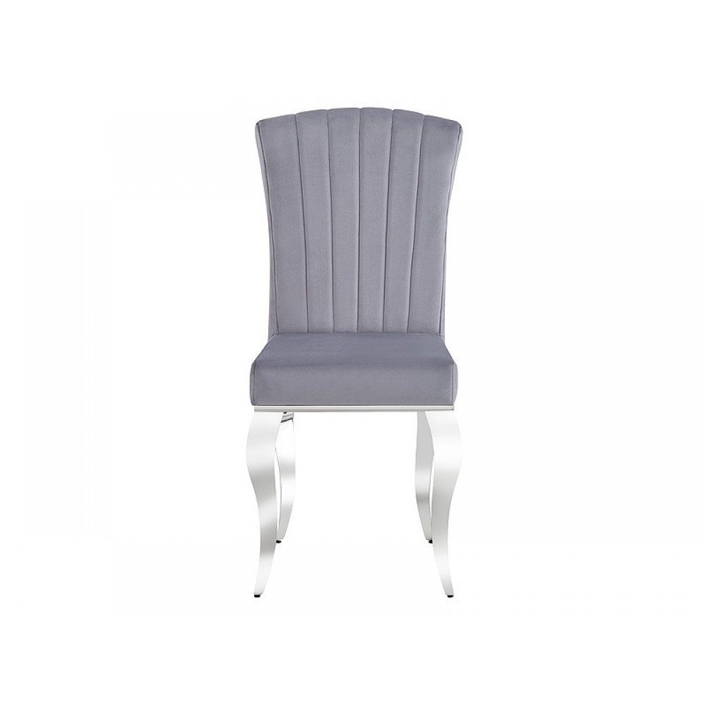 Стілець Prince Velvet сірий/хром Signal