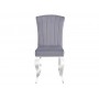 Стілець Prince Velvet сірий/хром Signal