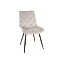 Стілець Ralph Velvet світло-сірий Signal