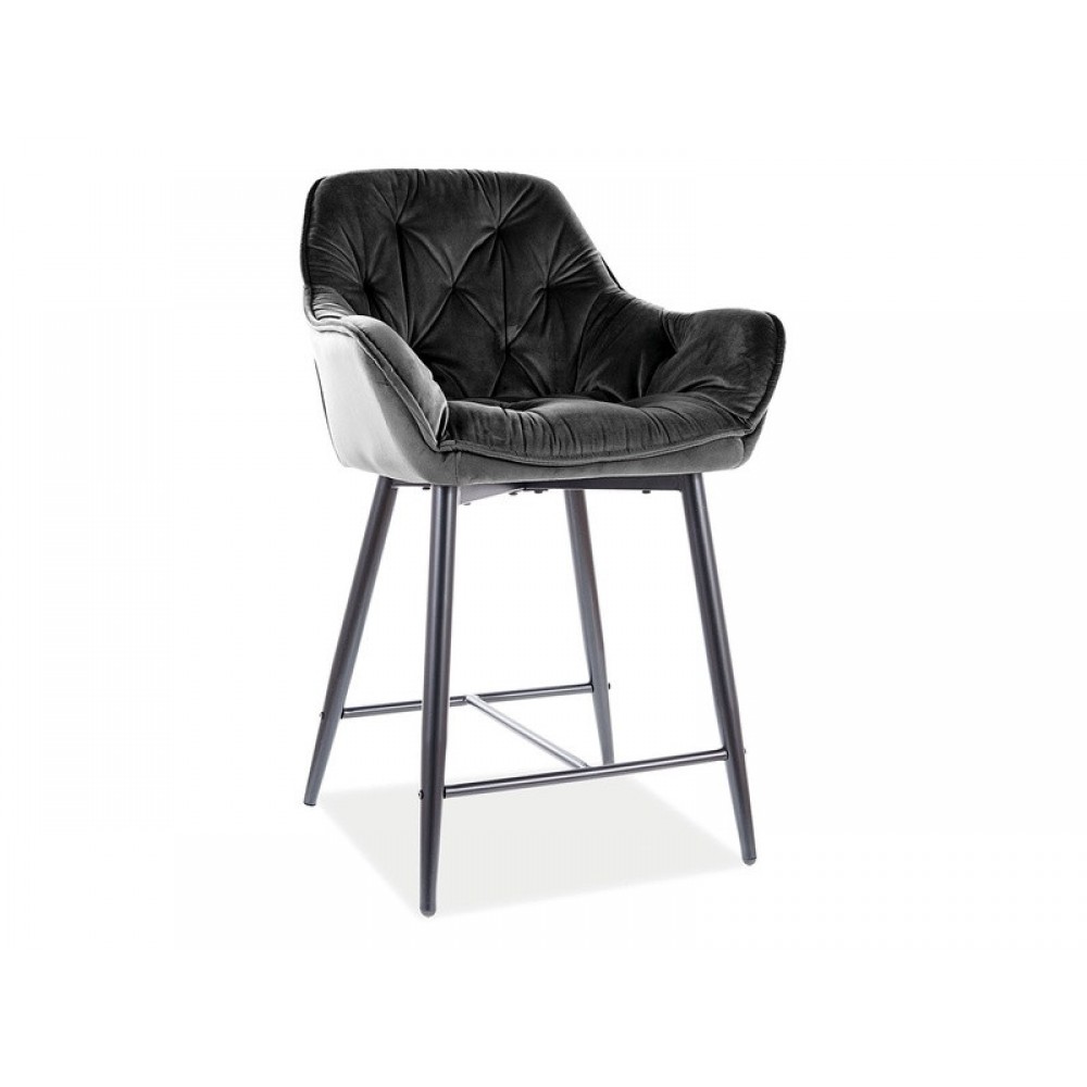 Барний стілець Cherry H-2 Velvet бежевий Signal