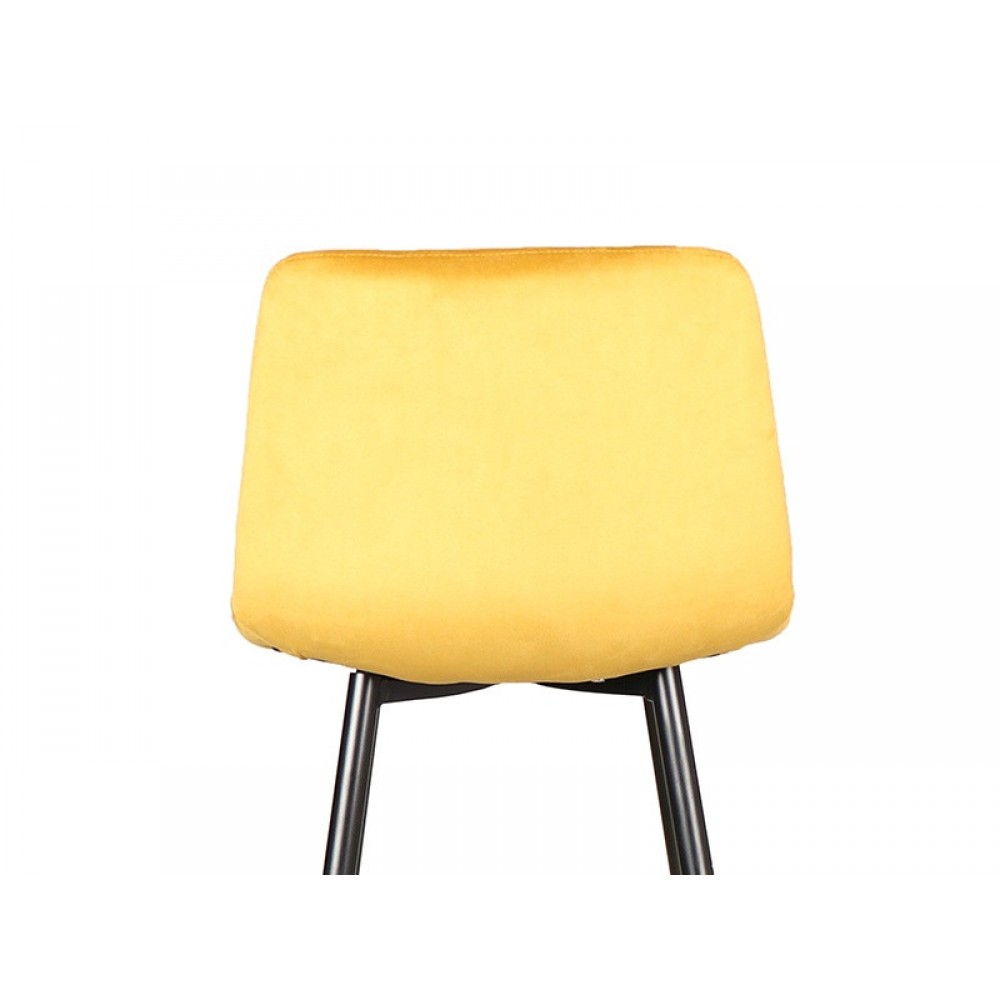 Барний стілець Mila H-2 Velvet чорний Signal