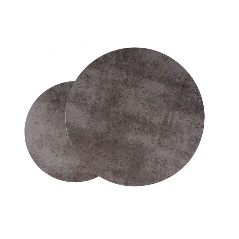 Журнальный столик (комплект) Atlanta B II белый эффект мрамора/хром Signal