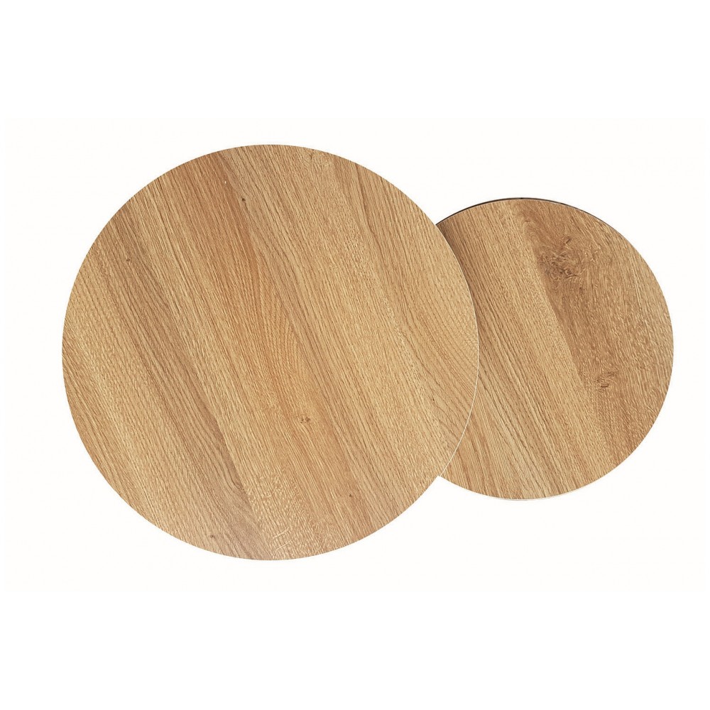 Журнальний столик (комплект) Hola чорний ефект мармуру/чорний Signal