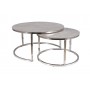 Журнальный столик (комплект) Portafino B серый/хром Signal