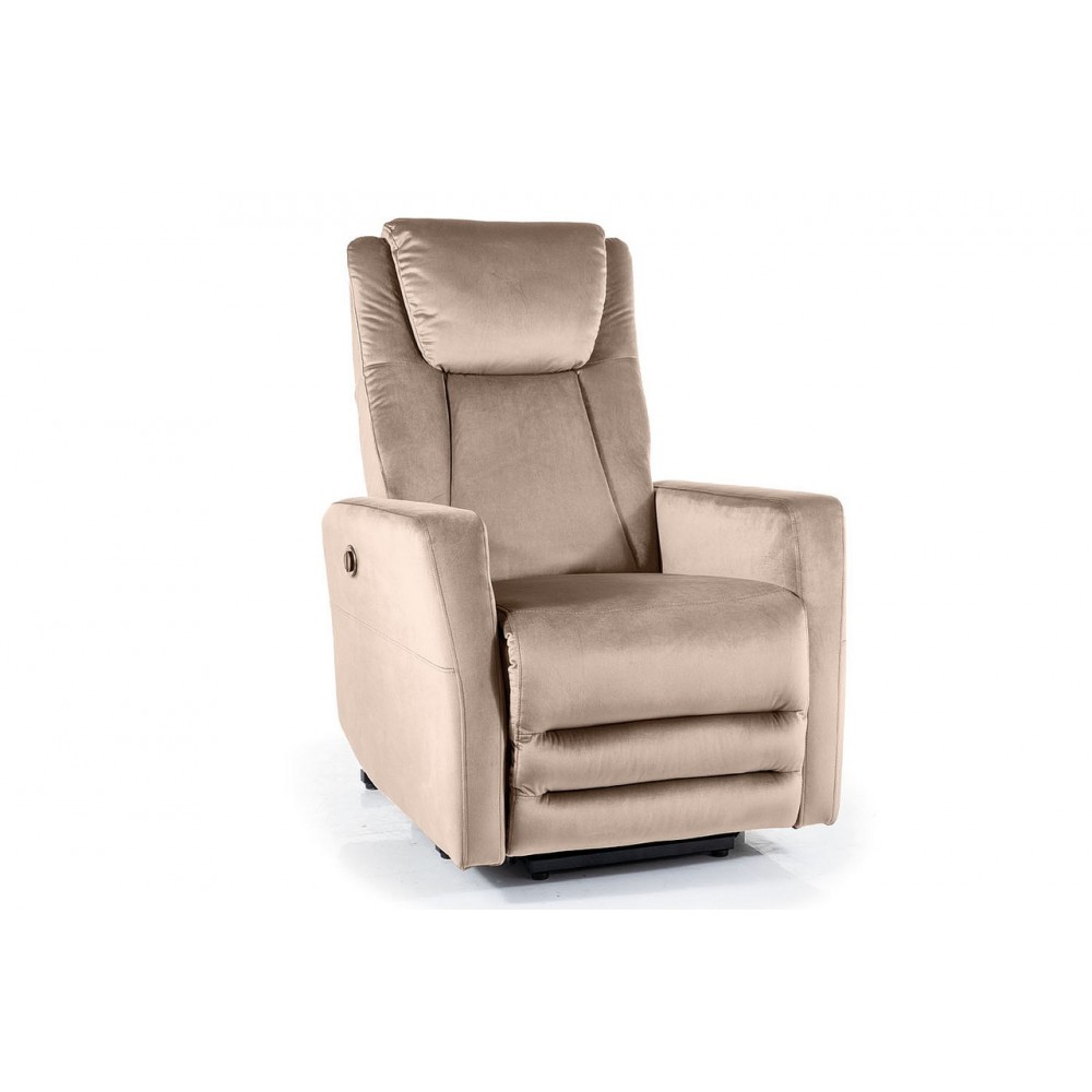 Крісло Adonis Velvet сірий Signal