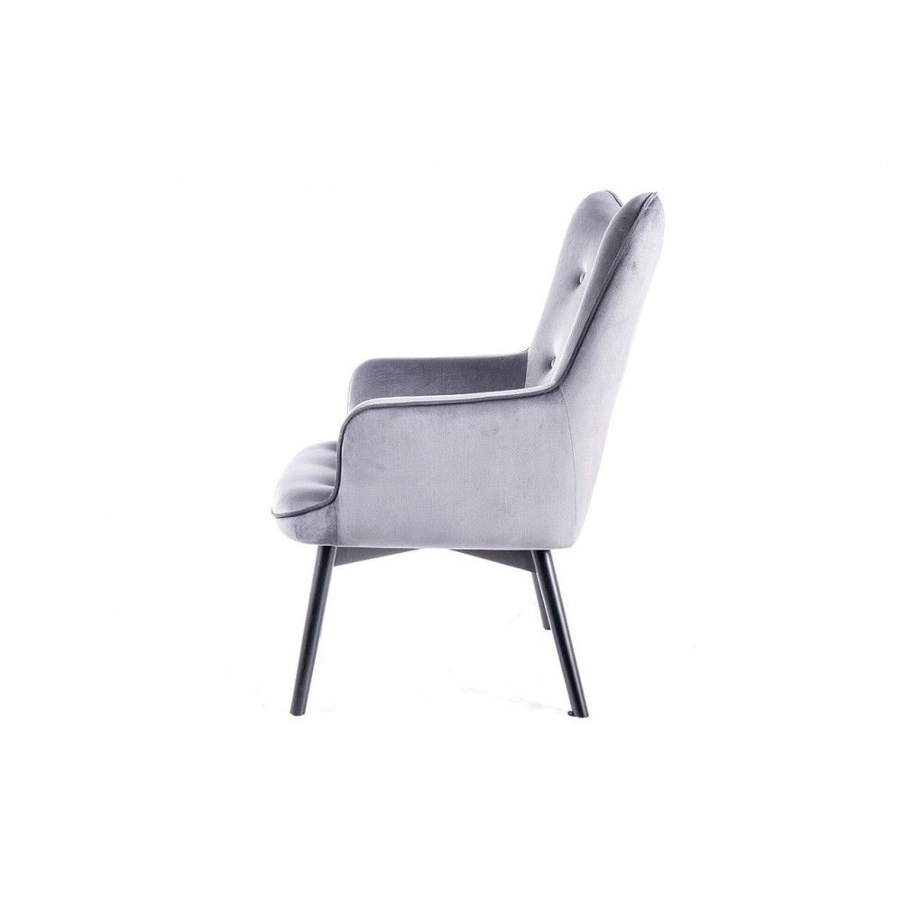 Кресло Carmen Velvet бежевый Signal