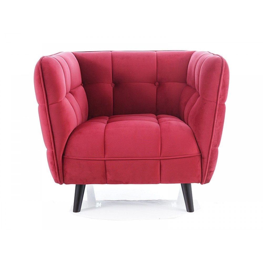 Кресло Castello Velvet 1 корица Signal