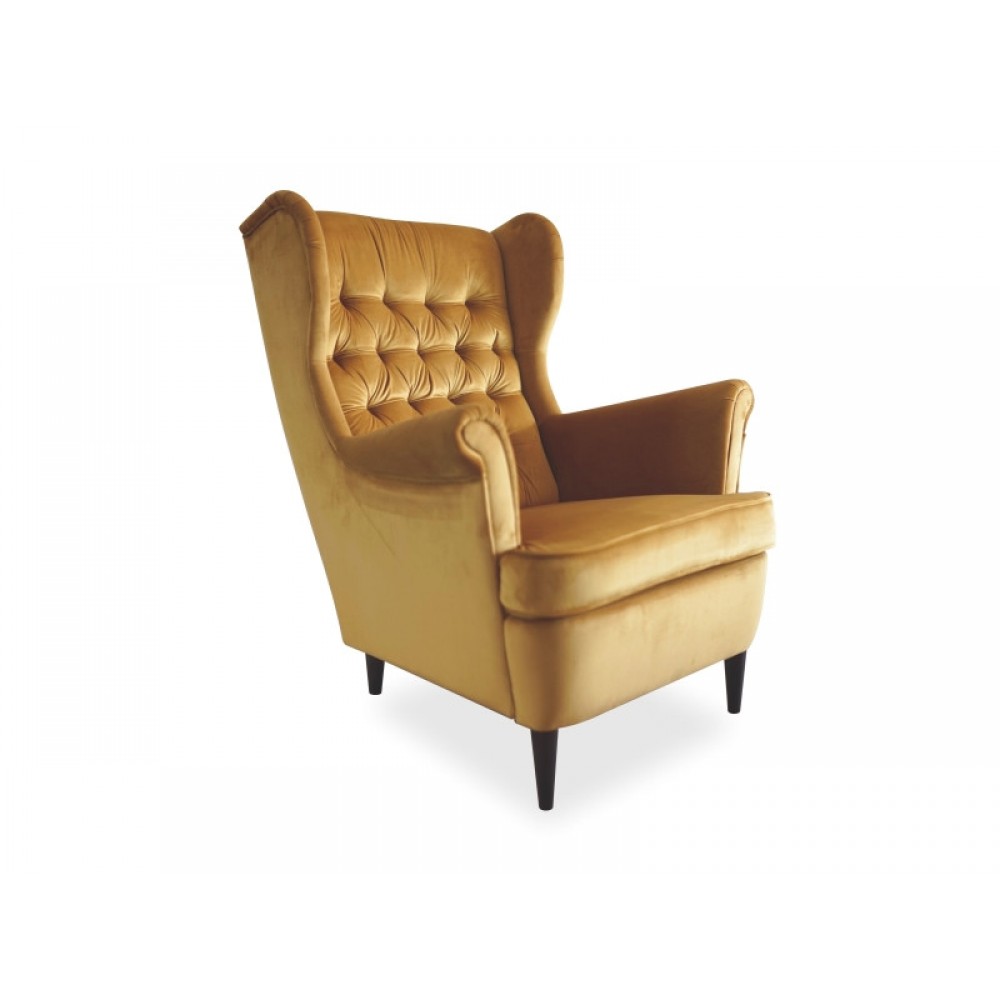 Крісло Harry Velvet темно-бежевий Signal