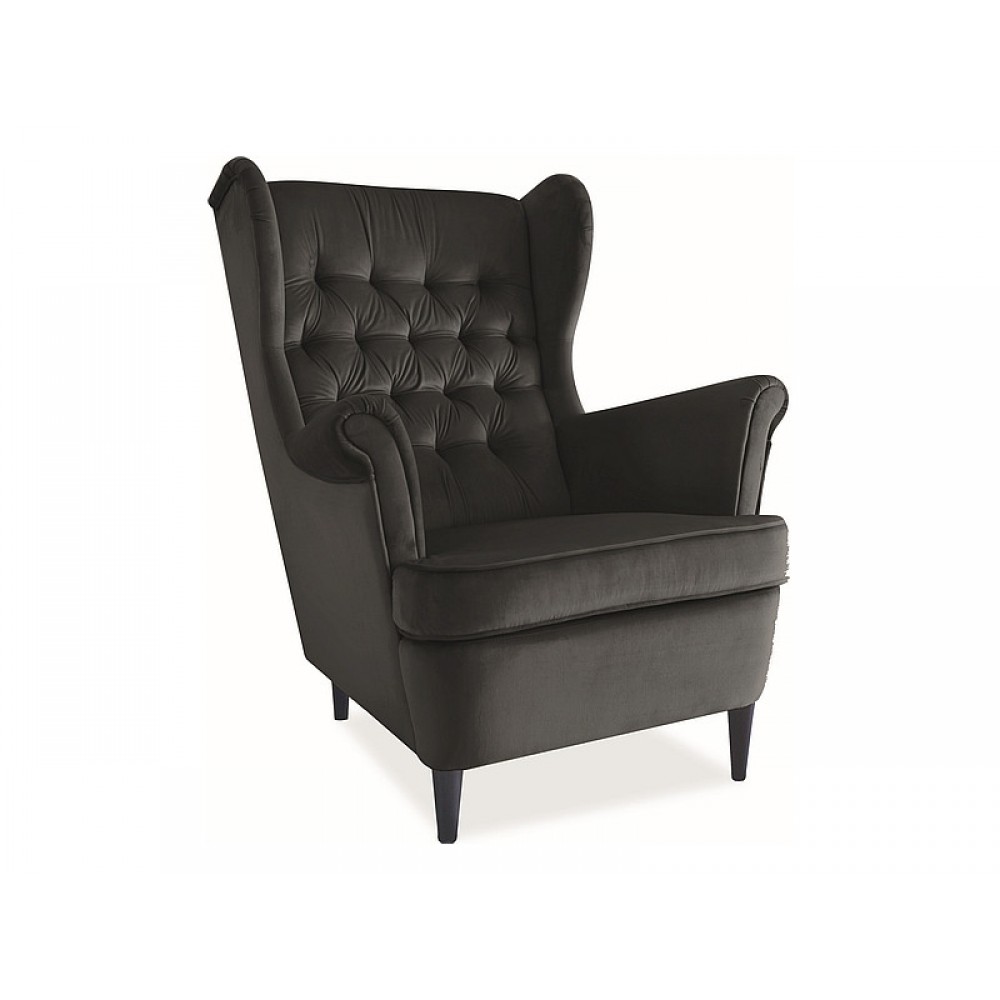 Крісло Harry Velvet темно-бежевий Signal