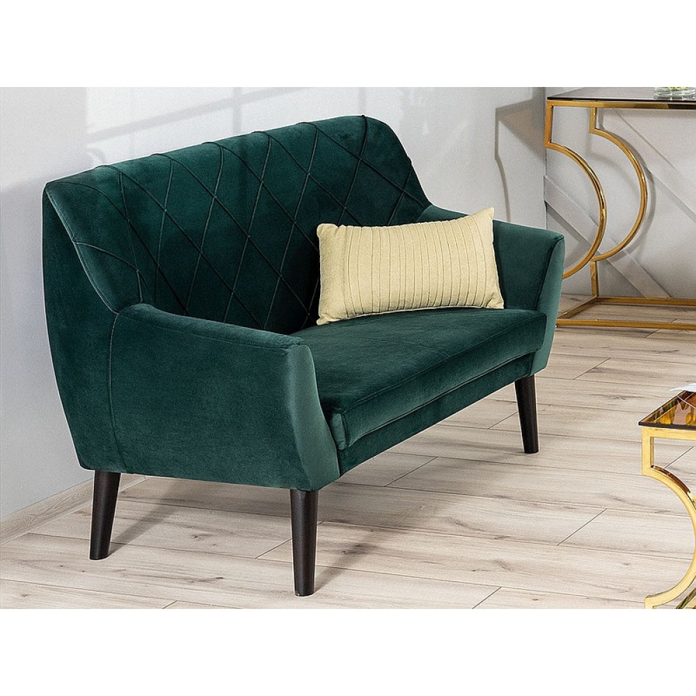 Крісло Kier 1 Velvet сірий/венге Signal