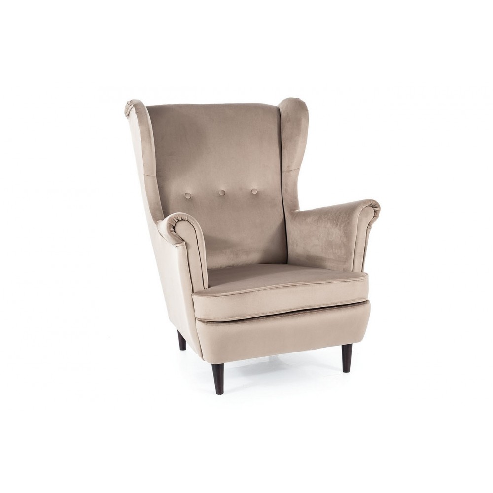 Крісло Lord Velvet темно-бежевий Signal