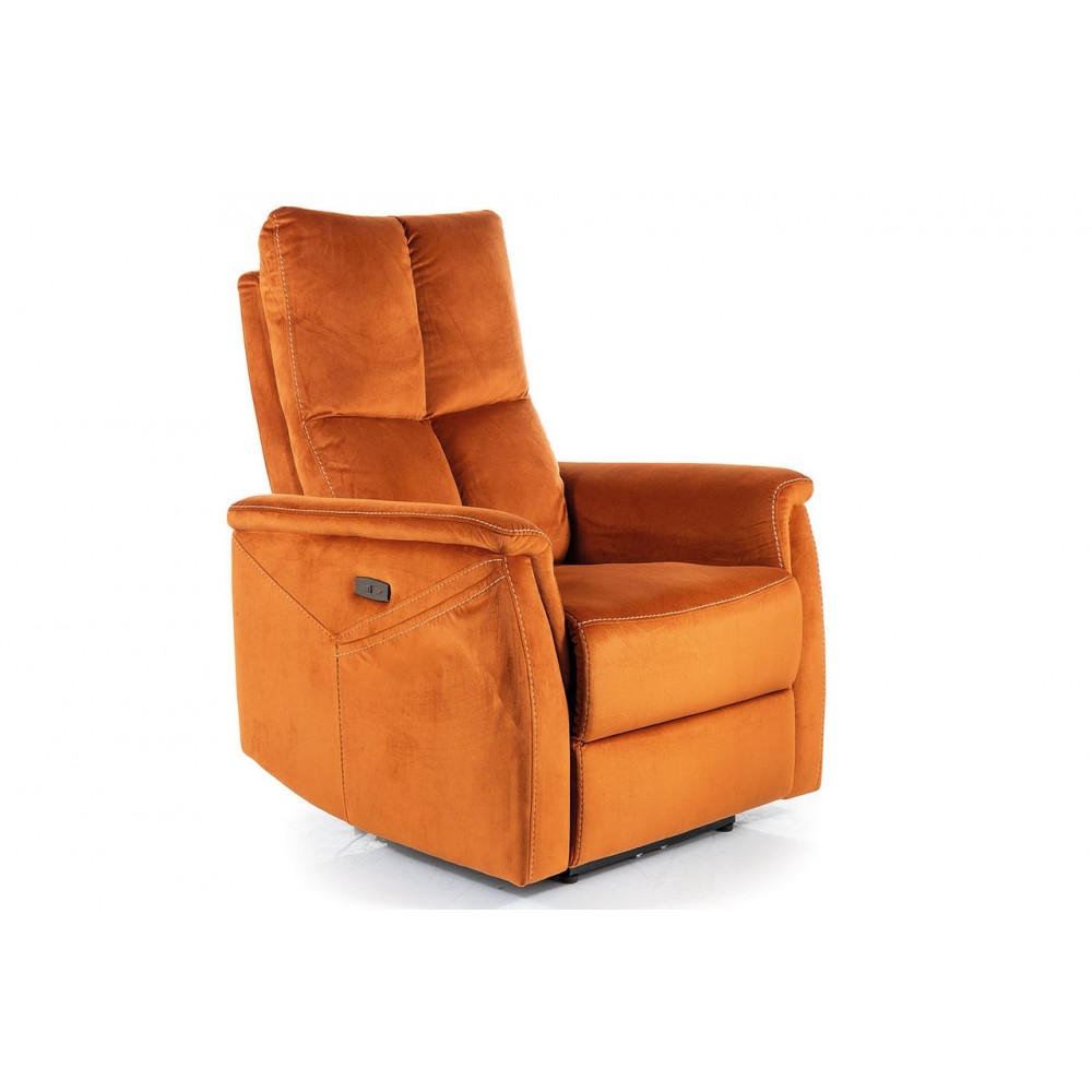 Кресло Neptun Velvet светло-серый Signal