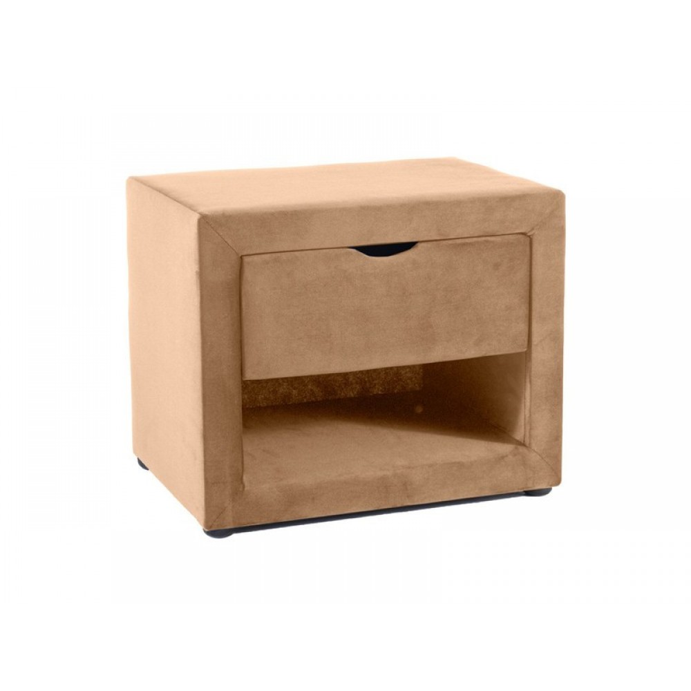 Тумба приліжкова ET-001 Velvet світло-сірий Signal