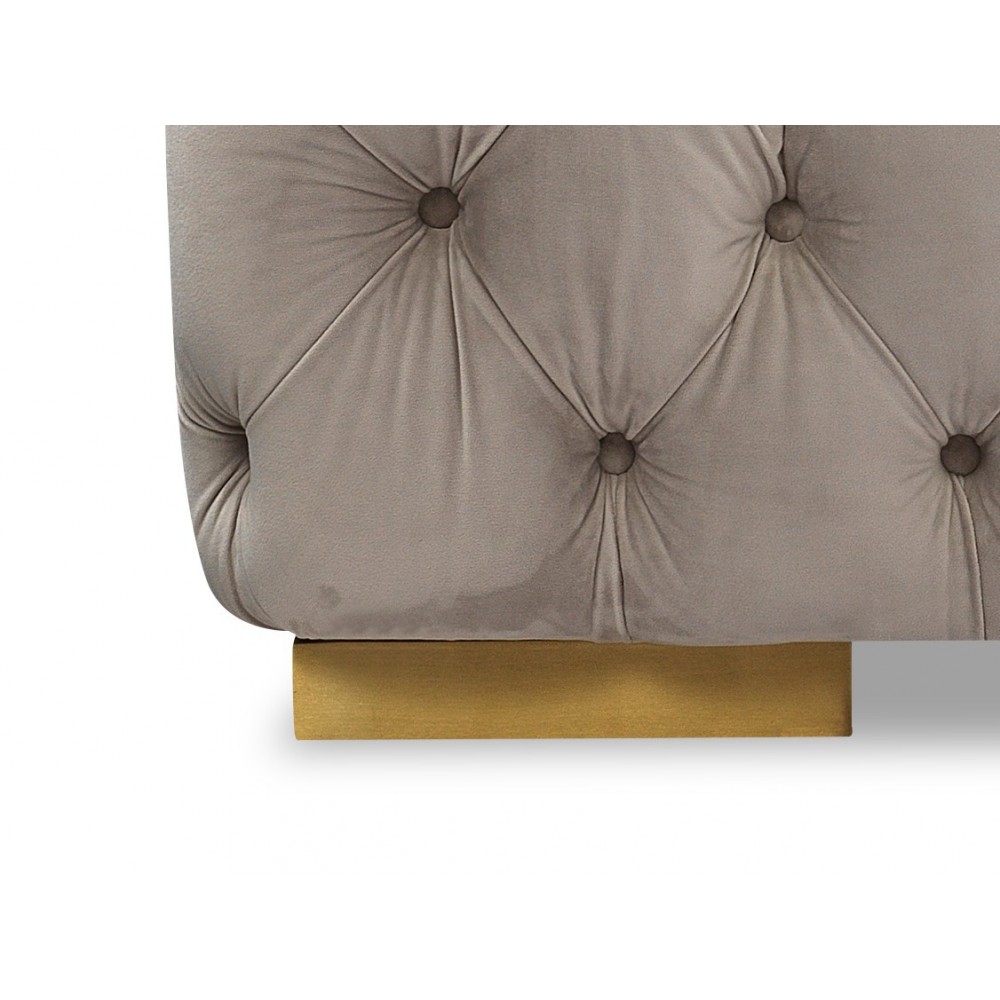 Софа Chester Velvet 2 сірий/золотий Signal