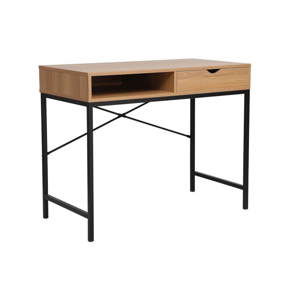 Стол компьютерный B-027 дуб/черный Signal