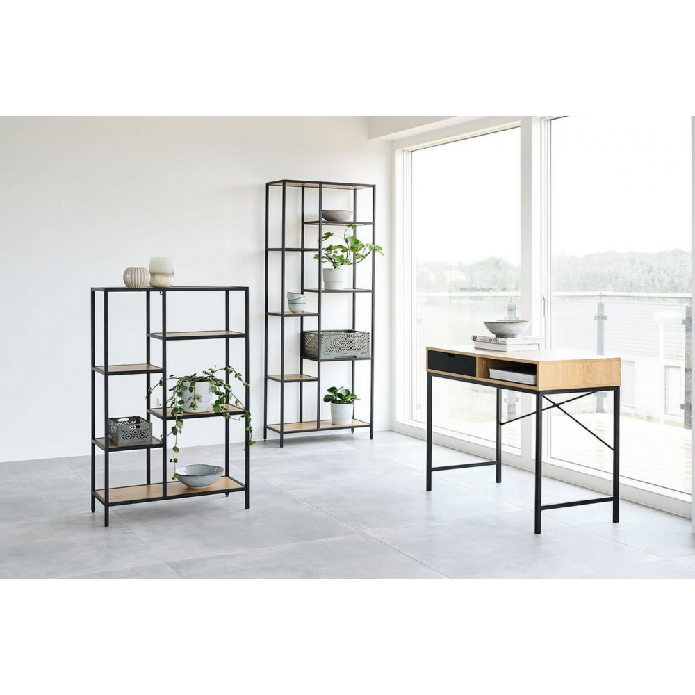 Стол компьютерный B-027 дуб/черный Signal