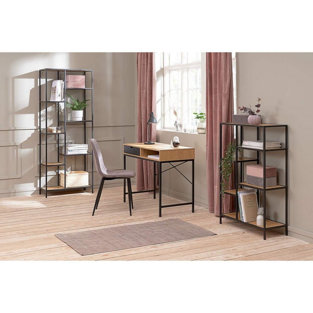 Стол компьютерный B-027 дуб/черный Signal