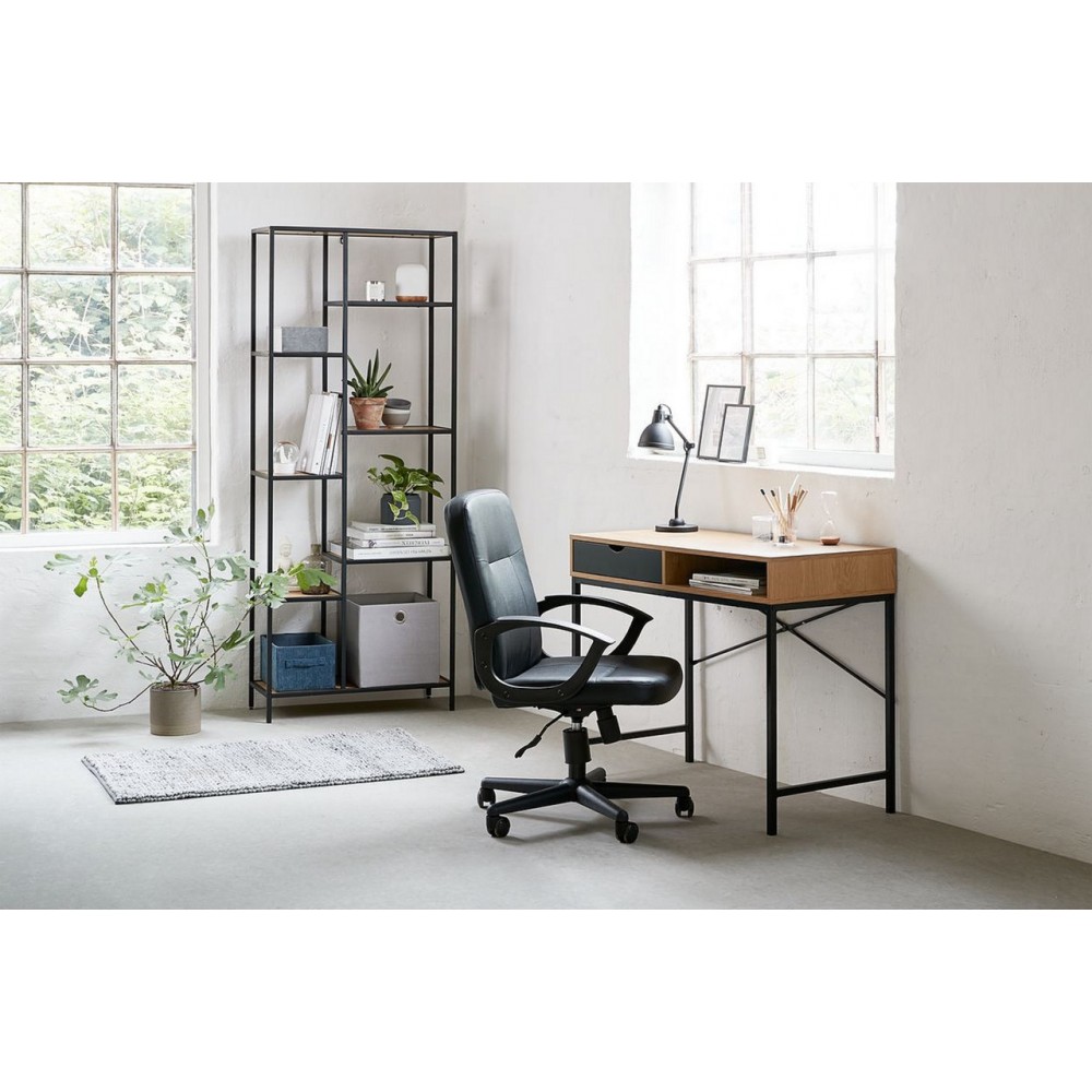 Стол компьютерный B-027 дуб/черный Signal