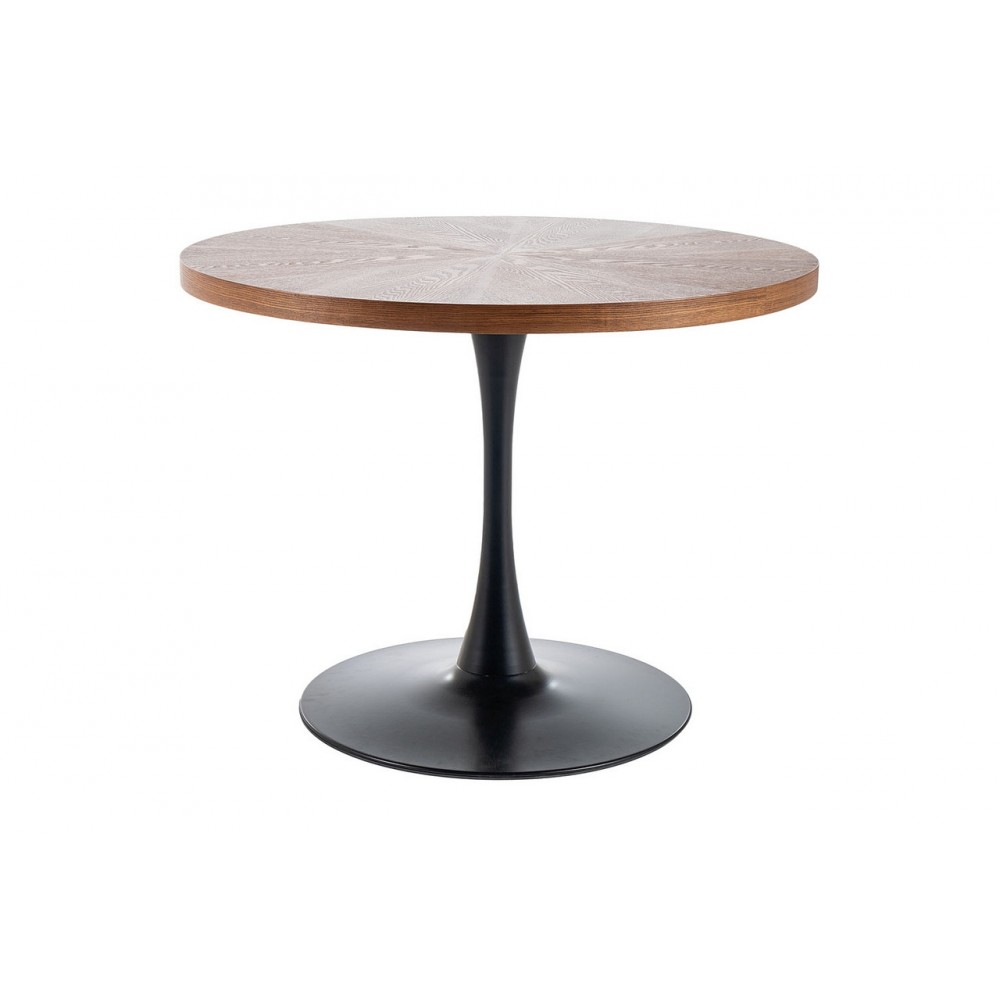 Стіл Amadeo горіх/чорний Signal