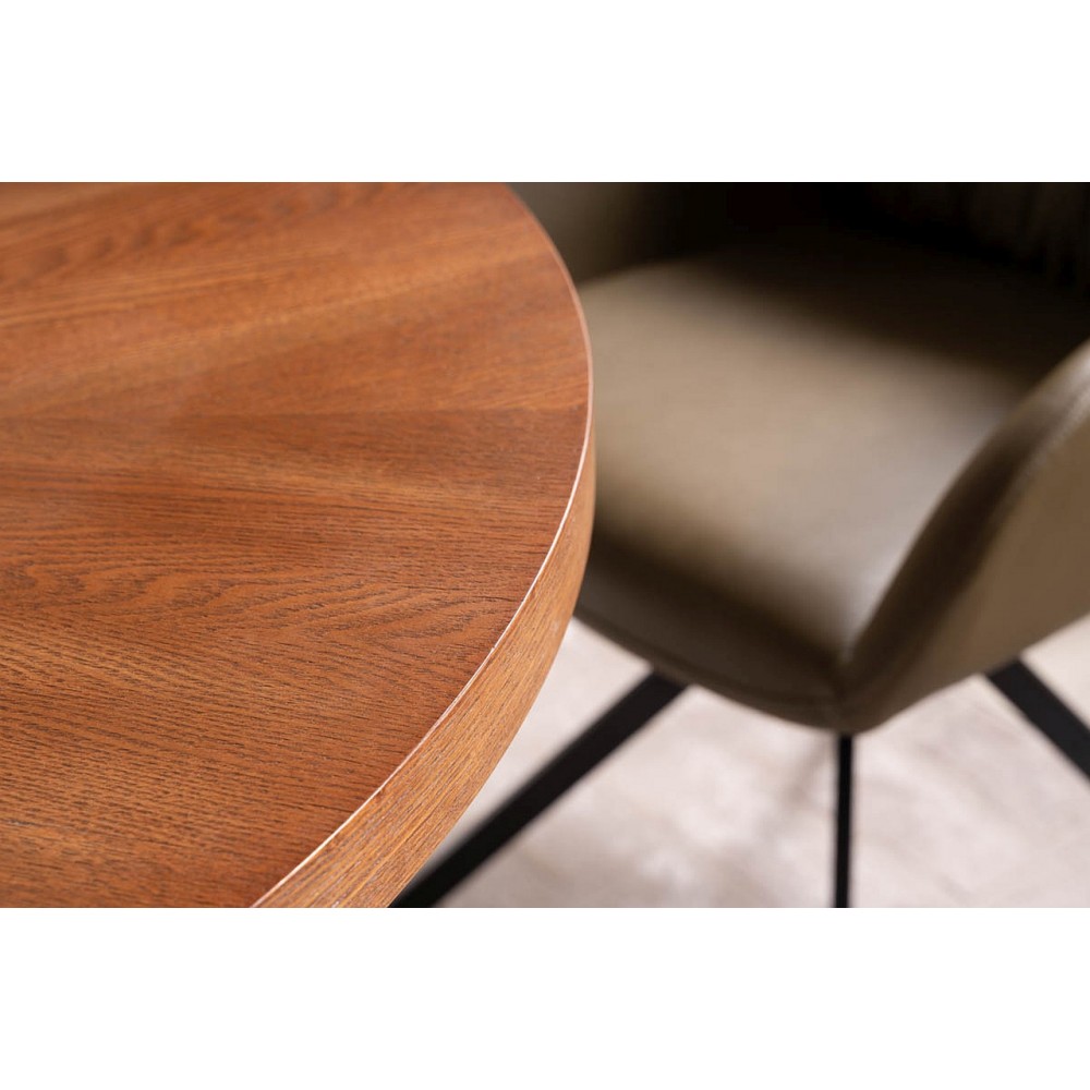 Стіл Amadeo горіх/чорний Signal