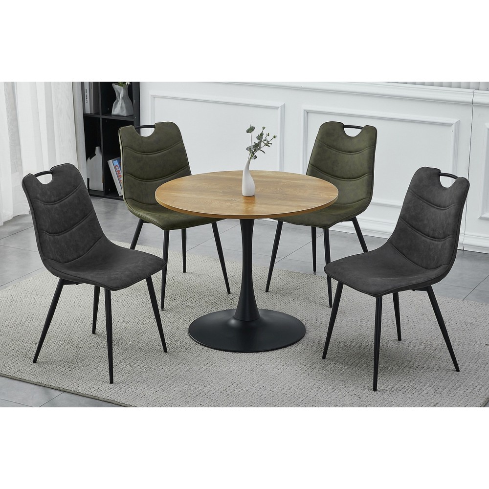 Стіл Amadeo II горіх/чорний Signal