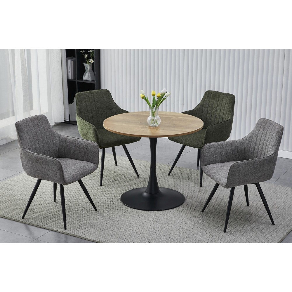 Стіл Amadeo II горіх/чорний Signal