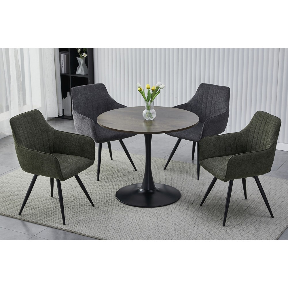 Стіл Amadeo II горіх/чорний Signal