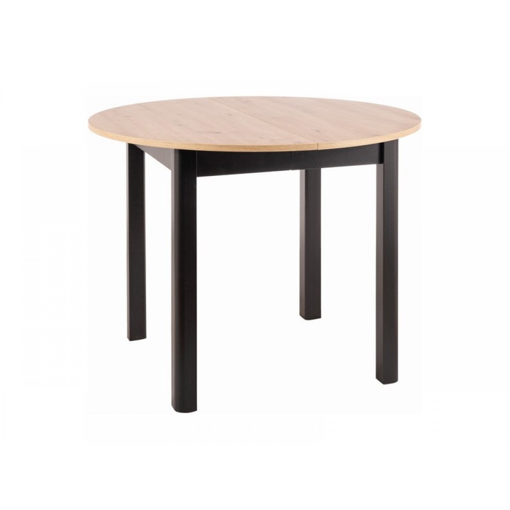 Стіл Dante дуб артисан/чорний Signal