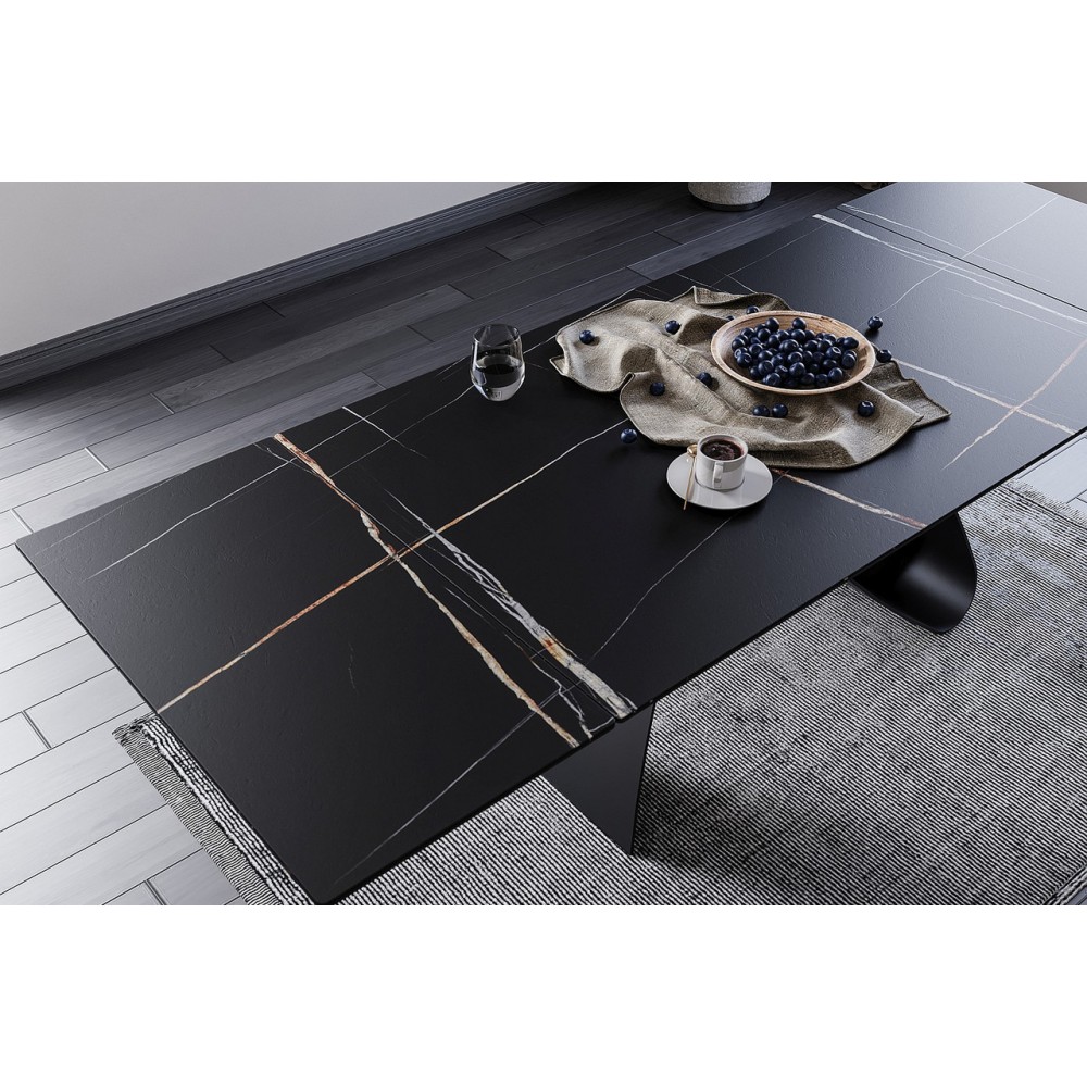 Стіл Diuna Ceramic чорний Signal