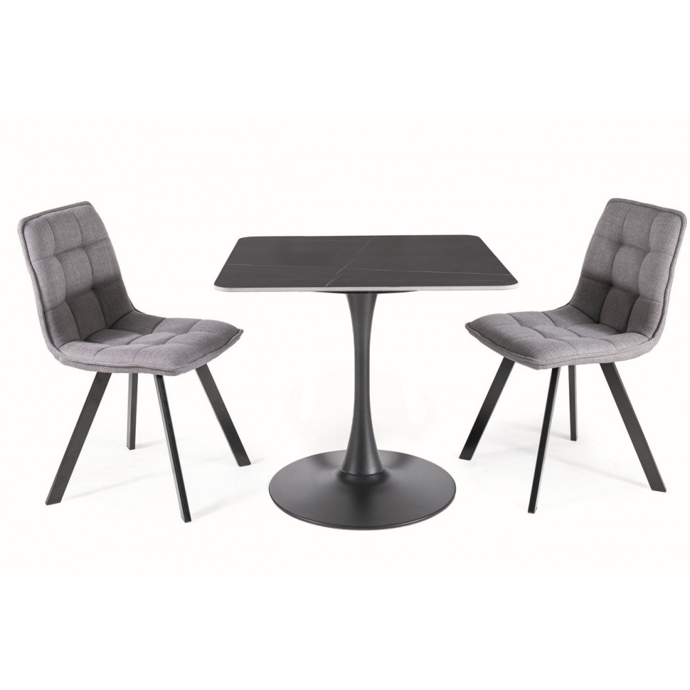 Стіл Espero II чорний ефект мармуру/чорний Signal