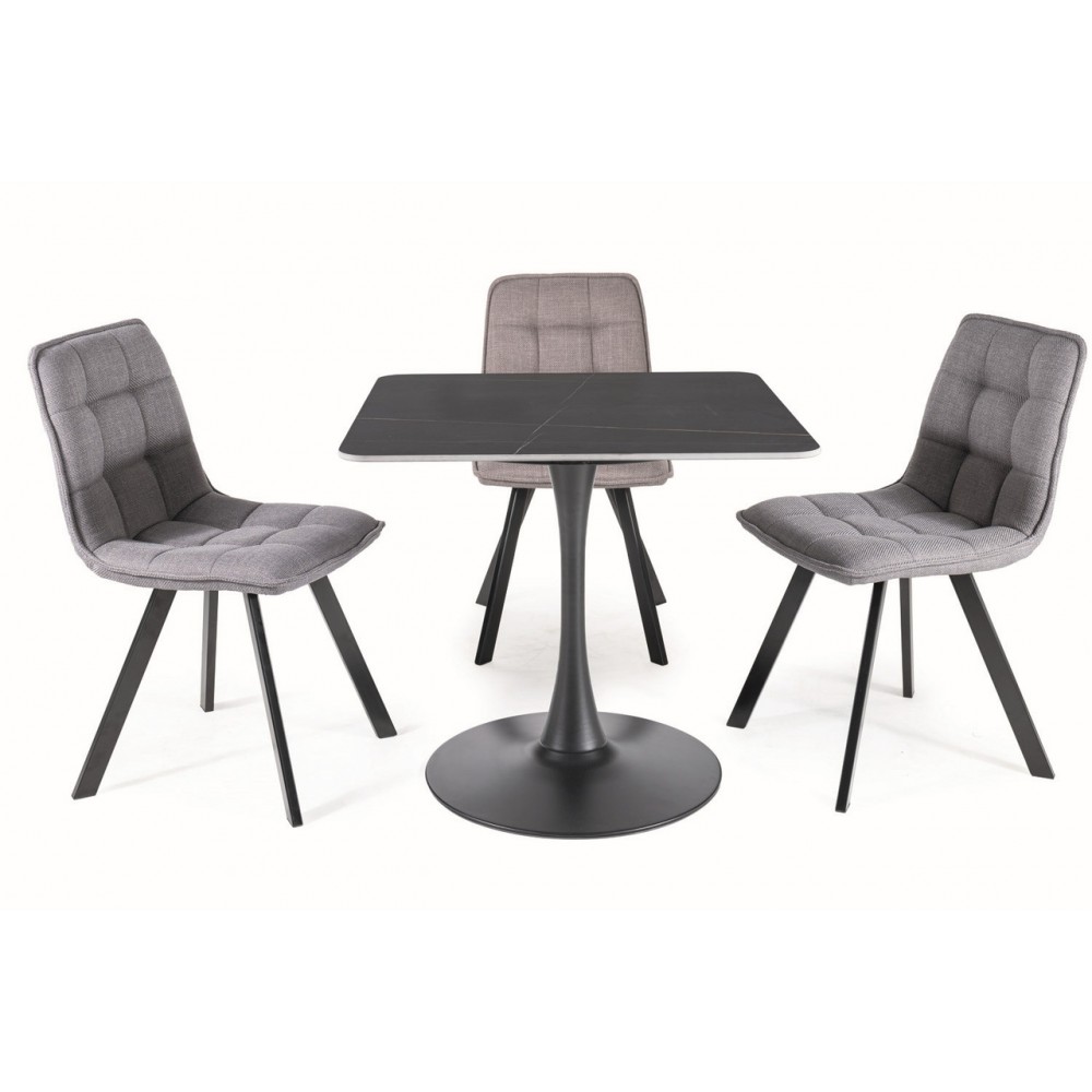 Стіл Espero II чорний ефект мармуру/чорний Signal