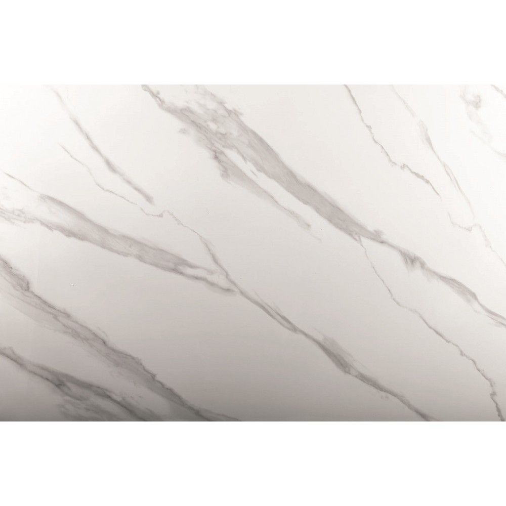 Стіл Hermes білий ефект мармуру/золотий Signal